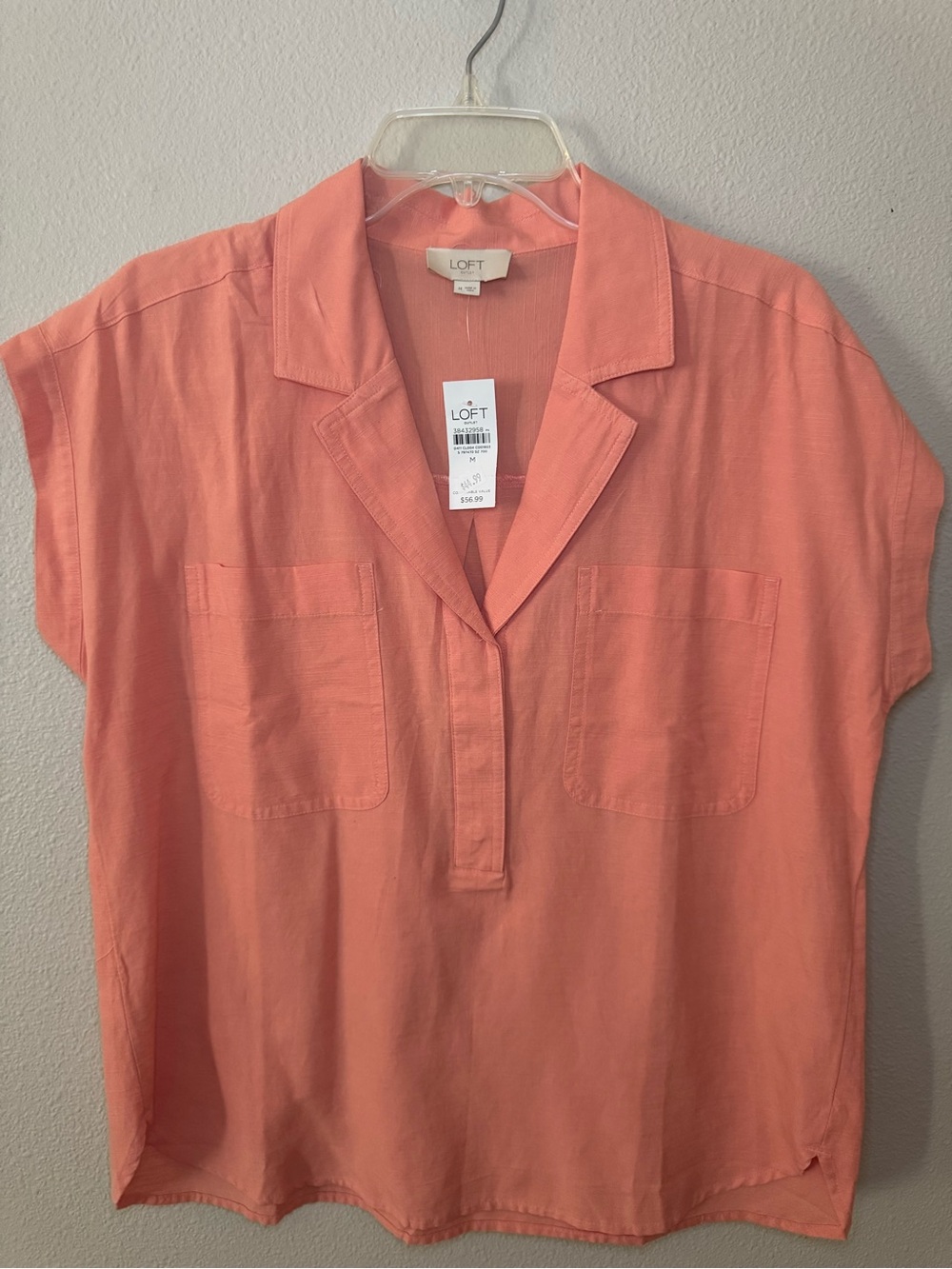 Coral Blouse